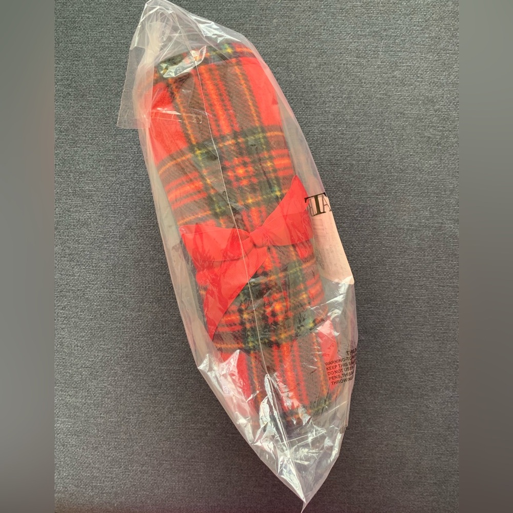 NWT Talbots Tartan Plaid Soft Fleece Blanket Throw